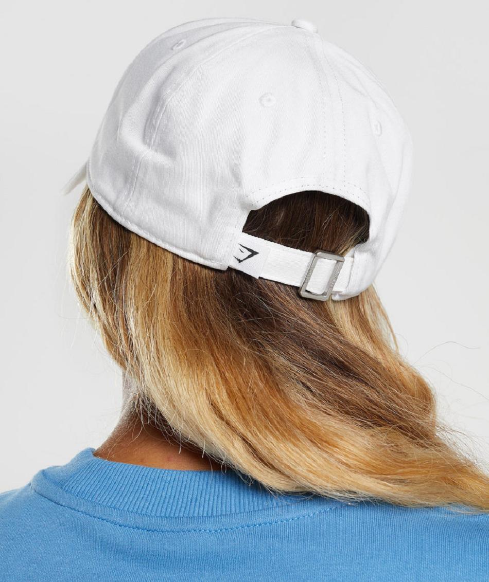 Gymshark Sharkhead Cap Accessories Šeširi Bijele | HR 2100RVD